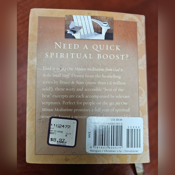 365 One-Minute Meditations from God Is in the Small Stuff - Picture 6 of 7